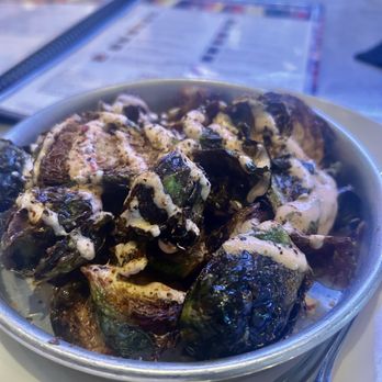BJ's Restaurant & Brewhouse - Honey Sriracha Brussels Sprouts - New American Near Me - Cypress, Texas