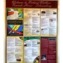 Richard Walker's Pancake House - Menu @ Richard Walker's PancakeHouse . 1300 N Roselle Rd, Schaumburg, IL. Nice Friendly Service.Good Food Cool!