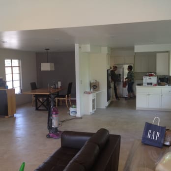 Eden Builders - Tarzana remodel after 1 - Removed load bearing walls, new beams, posts, hardyframe, floor, lighting, paint, and more - General Contractors Near Me - Los Angeles, California