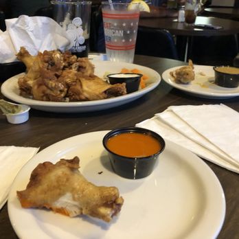 Guiseppe's Restaurant - Naked wings with side dipping sauces, a good way to split an order and have the sauces we want. - Italian Near Me - Hoosick Falls, New York