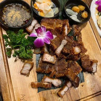 HEM Kitchen And Bar - Crispy pork belly - Vietnamese Near Me - Houston, Texas