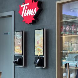 Tim Hortons - Kiosks to order off to the side