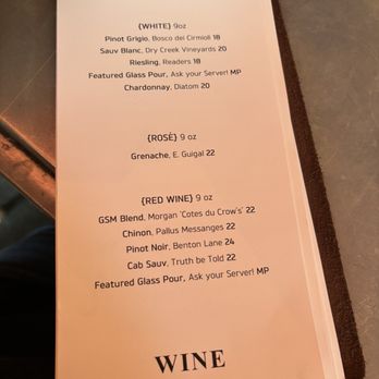 Proof on Main - Wine menu - New American Near Me - Louisville, Kentucky Proof on Main - Wine menu - New American Near Me - Louisville, Kentucky