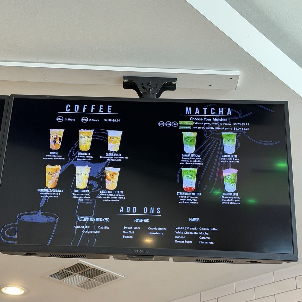 Teacup - Menu #2 - Coffee & Tea Near Me - Litchfield Park, Arizona Teacup - Menu #2 - Coffee & Tea Near Me - Litchfield Park, Arizona