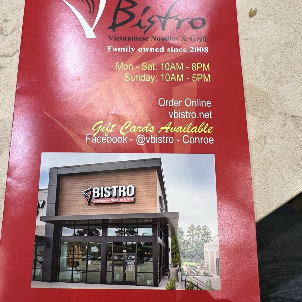 V Bistro - Menu - Vietnamese Near Me - Conroe, Texas V Bistro - Menu - Vietnamese Near Me - Conroe, Texas