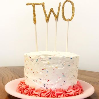 The Hive Bakeshop - Momma made the topper. The Hive made the cake. And the sweet little two year old loved every strawberry funfetti bite - Custom Cakes Near Me The Hive Bakeshop - Momma made the topper. The Hive made the cake. And the sweet little two year old loved every strawberry funfetti bite - Custom Cakes Near Me