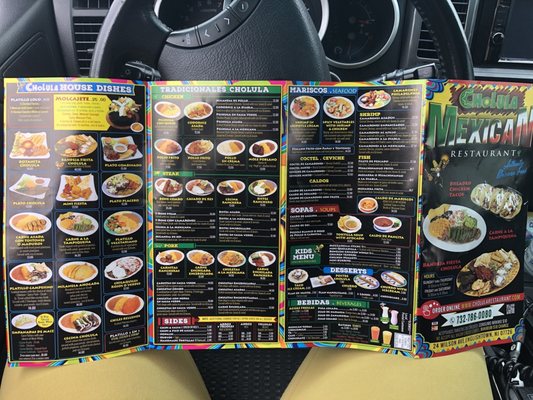 Menu photo 4 Cholula Englishtown, NJ
