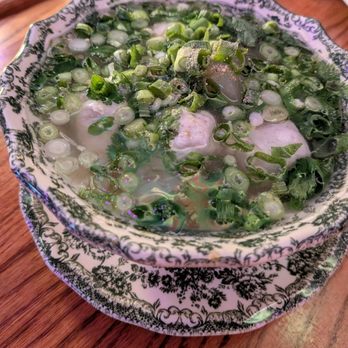 Talat Market - Chicken Rice Soup. $12. Winter melon, chicken meatballs. - Thai Near Me - Atlanta, Georgia Talat Market - Chicken Rice Soup. $12. Winter melon, chicken meatballs. - Thai Near Me - Atlanta, Georgia