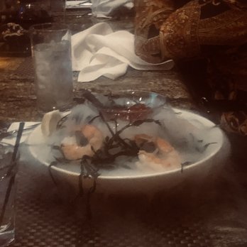 Edge Steakhouse - Shrimp cocktail with dry ice - Steakhouses Near Me - Las Vegas, Nevada Edge Steakhouse - Shrimp cocktail with dry ice - Steakhouses Near Me - Las Vegas, Nevada