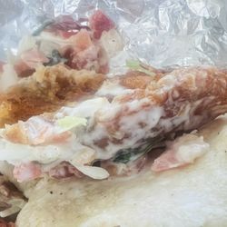 It's apparently a Beer Battered Fish Taco