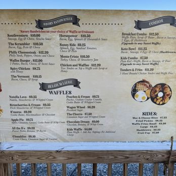 Waffee Station - Menu - Waffles Near Me - Micro, North Carolina