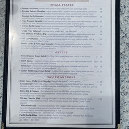 Lunch menu Lunch menu