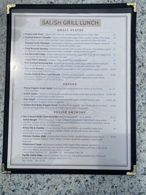 Menu photo 5 Salish Grill Port Townsend, WA Menu photo 5 Salish Grill Port Townsend, WA