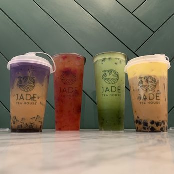 Jade Tea House - Ube Viet coffee (with coffee jelly), dragonfruit tea, matcha milk tea, egg Viet coffee (with boba) - Desserts Near Me - Davie, Florida Jade Tea House - Ube Viet coffee (with coffee jelly), dragonfruit tea, matcha milk tea, egg Viet coffee (with boba) - Desserts Near Me - Davie, Florida