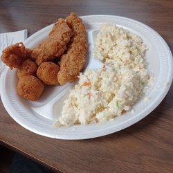 Valley Quik Pac - Fried Catfish, hushpuppies and coleslaw
