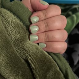 I got a jade color (dip). Looks different color in the dark when it glows. Very satisfied with my nails I got a jade color (dip). Looks different color in the dark when it glows. Very satisfied with my nails