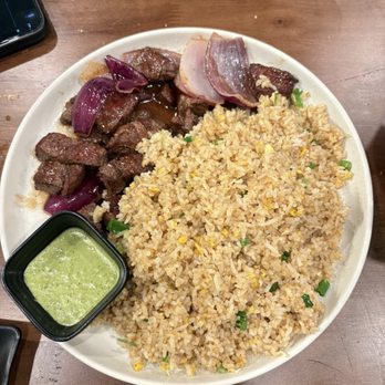 Sona Fusion Kitchen - Filet Mignon House Fried Rice - Asian Fusion Near Me - Anaheim, California Sona Fusion Kitchen - Filet Mignon House Fried Rice - Asian Fusion Near Me - Anaheim, California