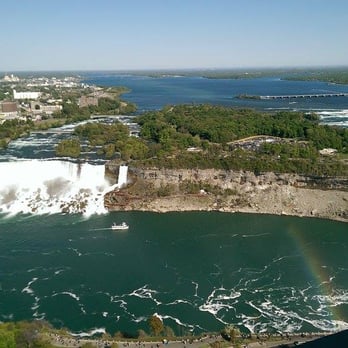 Skylon Tower - American Falls from the observation lounge of Skylon tower - Canadian (New) Near Me - Niagara Falls, Ontario