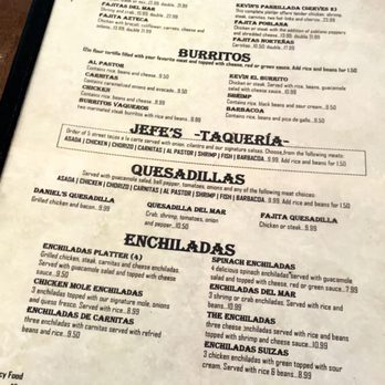 Jefe's Mexican Cocina and Cantina - menu - Mexican Near Me - Broken Arrow, Oklahoma Jefe's Mexican Cocina and Cantina - menu - Mexican Near Me - Broken Arrow, Oklahoma