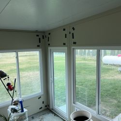 Dream Room Design - all the duck tape is where the drafts come in