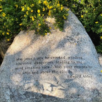 John Denver Sanctuary - Wise words from Edward Abbey - Hiking Near Me - Aspen, Colorado John Denver Sanctuary - Wise words from Edward Abbey - Hiking Near Me - Aspen, Colorado