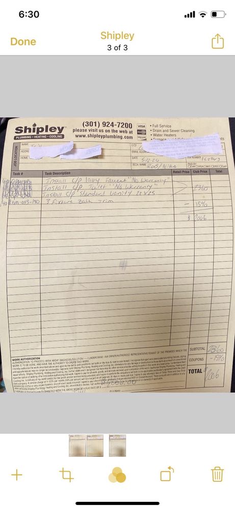 Slide of Shipley Plumbing Heating Cooling