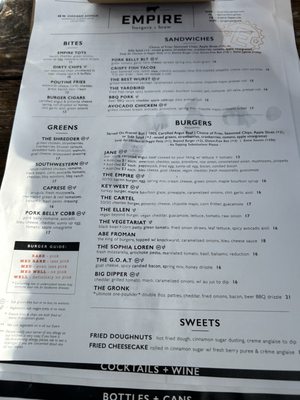 Menu photo 6 Empire Burgers + Brew Lombard, IL