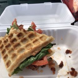 Tuck & Roll - Spicy Chicken and Waffles