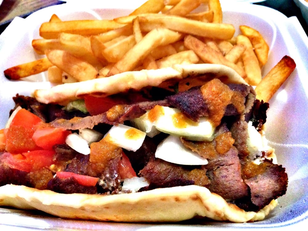 Food from East Village Grill