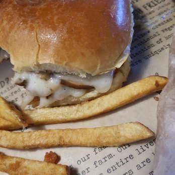 Graze Burgers - Mushroom Swiss burger YUMMMM! - Burgers Near Me - Westerly, Rhode Island