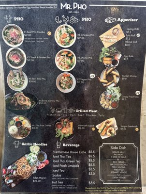 Menu photo 5 Mr Pho California Kitchen Walnut, CA