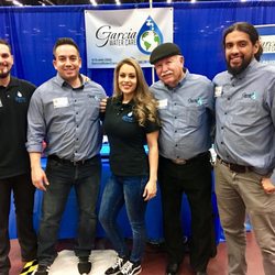 Garcia Water Care - From left to right Alonzo Conde, Joshua Garcia, Nancy Garcia, Charlie Garcia, David A. Negrete