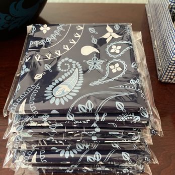 Bandana Prints - Washed, dried, ironed and folded bandanas packaged for individual sale - Screen Printing Near Me - Los Alamitos, California Bandana Prints - Washed, dried, ironed and folded bandanas packaged for individual sale - Screen Printing Near Me - Los Alamitos, California