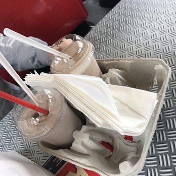 Lucky's Drive In - My family ordered "small" milkshakes each - Burgers Near Me - Tacoma, Washington Lucky's Drive In - My family ordered "small" milkshakes each - Burgers Near Me - Tacoma, Washington