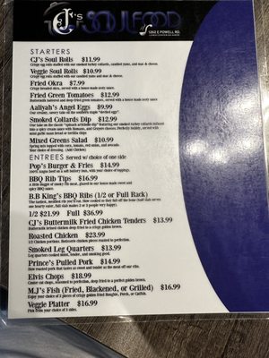 Menu photo 5 CJ's Soul Food Lewis Center, OH