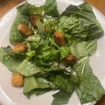 Texas Roadhouse - Cesar Salad no cheese with oil and vinegar instead of Cesar dressing - Steakhouses Near Me - Suffolk, Virginia