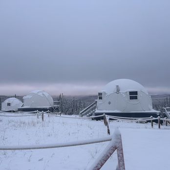 Borealis Basecamp - Snowed 4 inches one night - Hotels Near Me - Fairbanks, Alaska