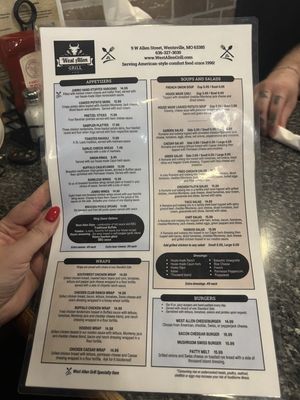 Menu photo 2 West Allen Grill Wentzville, MO Menu photo 2 West Allen Grill Wentzville, MO