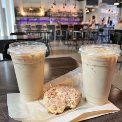 Borealis Coffee Company - Lavender Latte, Maple Latte, and Coffee Cake Scone