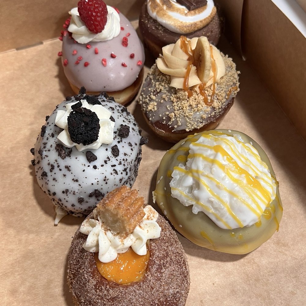 Stufft - Raspberry , S'mores , Banana Cream , Oreo , Churro Flan , & Mango Sticky Rice ! - Donuts Near Me - Riverside, California Stufft - Raspberry , S'mores , Banana Cream , Oreo , Churro Flan , & Mango Sticky Rice ! - Donuts Near Me - Riverside, California