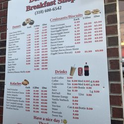 Donut Palace - Menu