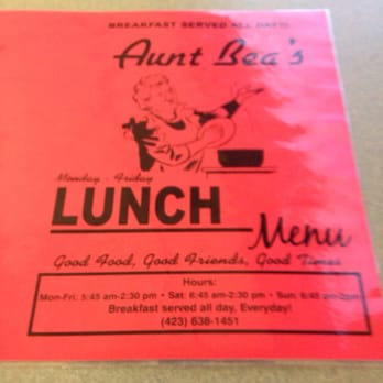 Aunt Beas - Breakfast & Brunch Near Me - Greeneville, Tennessee