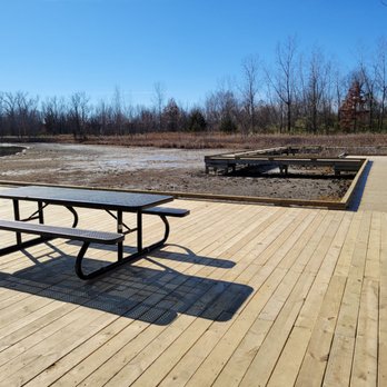 ML "Red" Trabue Nature Reserve - New boardwalk and pier by pond - Parks Near Me - Dublin, Ohio ML "Red" Trabue Nature Reserve - New boardwalk and pier by pond - Parks Near Me - Dublin, Ohio