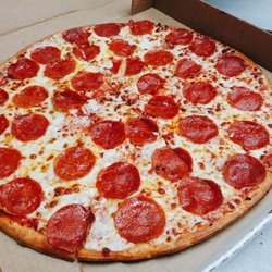 Papa Johns Pizza - Thin Crust Pepperoni Pizza