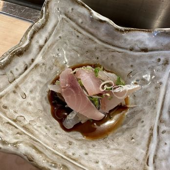 Sushi Kisen - Spanish mackerel in ponzu - Japanese Near Me - Arcadia, California Sushi Kisen - Spanish mackerel in ponzu - Japanese Near Me - Arcadia, California