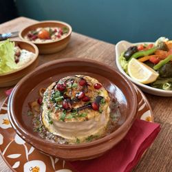 Meze Meze - Goat cheese, dolma, babaganoush, tzatziki