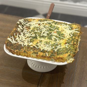 Aspasia Coffee and Bake Shop - White cheddar, roasted red pepper, spinach egg bites - Gluten-Free Near Me - Carmel, Indiana
