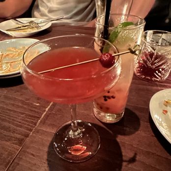 Charlie Was A Sinner - samantha jones mocktail in the back, no idea what the front mocktail is sorry lol - Cocktail Bars Near Me - Philadelphia, Pennsylvania Charlie Was A Sinner - samantha jones mocktail in the back, no idea what the front mocktail is sorry lol - Cocktail Bars Near Me - Philadelphia, Pennsylvania