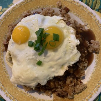 808 Grindz Cafe - Moco Loco w/a patty - Cafes Near Me - Lahaina, Hawaii