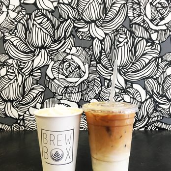 Brew Box - left : pb&j latte right : iced cereal milk latte  so good ! - Coffee & Tea Near Me - Salem, Massachusetts